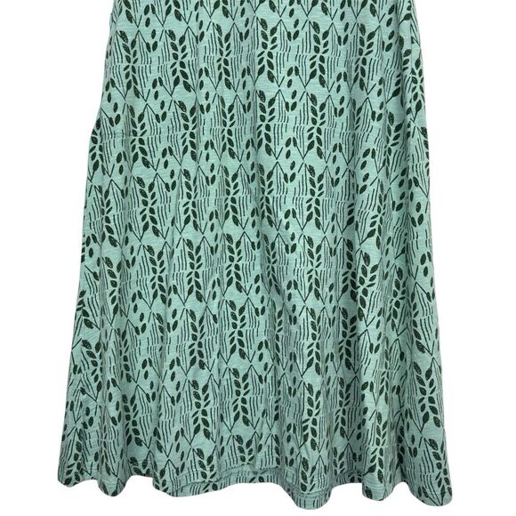Toad & Co Rosemarie Dress Size S Organic Cotton Blend Cap Sleeve V-Neck Green - Picture 4 of 10